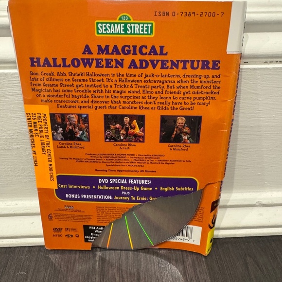 Sesame Street A Magical Halloween Adventure Baby Kids Children DVD - NO CASE - Picture 2 of 5
